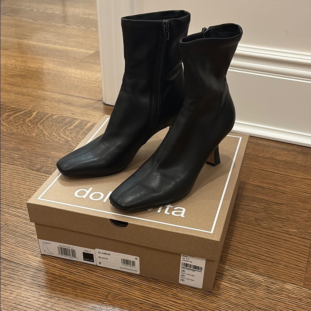 Dolce Vita black Glamor Ankle Boots